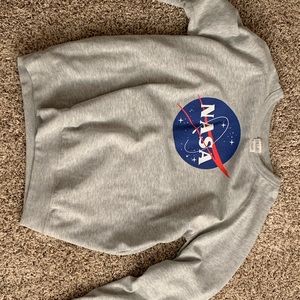 Grey NASA crew neck